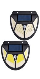 Solar Flood Lights 102 LED Solar Motion Sensor Wall Light Outdoor Waterproof Yard Security Lamp LED Solar Light for Outdoor Garden5497247