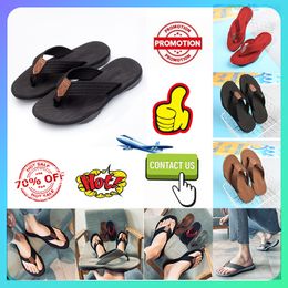 Designer Ca ual Platform Slides Slippers Men Woman anti slip wear-resistant weight breathdable super soft soles flip flop Flat Beach sandals side GAI