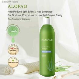 Shampoo Conditioner Alobab Aloe Nourishing and Repairing Shampoo 460ml Organic Aloe Moisturizing and Hair Care Shampoo Scalp Care Anti Hair Loss Q240316