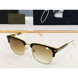 Tom Sunglasses Men Designer Tf Sunglasses Cassius Eyeglasses Tom Fors Sunglasses for Woman Half-frame Style High Quality with Sign Glasses Women Acetate Frame 143