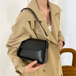 Shoulder Bags Luxury Crossbody For Women PU Leather Black Bag Satchels Beige Clutch Small Handbag Purse Female Totes
