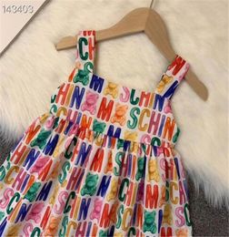 New Arrive babys Designer Dress Summer Toddler Girls Princess Dress Kids Baby Party Wedding Sleeveless Dresses4709148