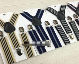 Kids Suspenders Boys Adjustable Striped Belts Children Baby Yback Elasti Braces 2019 New Kids Boutique School Strap Clip 8 Colour 2425226