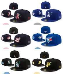 2024 New Fitted Hats Baskball Caps Sakura letter embroidery Logo Man Woman Outdoor Sports Embroidery Cotton Flat Closed cap DD101