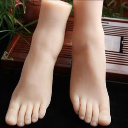 41 yard Real sexy doll female sexy Foot mannequin Blood vesse Silicone Pography Silk Stockings Jewellery Model soft Silica gel 1P2510