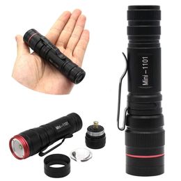 Hot Selling Gift With Strong Light Telescopic Focus Small Flashlight Q5 Charging Outdoor LED Mini Zoom 336562