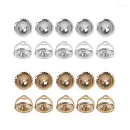 Stud Earrings 5 Pairs Sterling Silver Screw On Earring Backs Replacements Secure Locking For Threaded Post