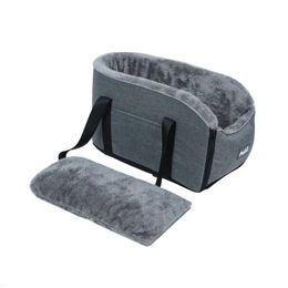 Portable Car Safety Pet Seat for Small Dogs Cat Travel Central Control Cat DogBed Transport Dog Protector Dog Bags 240307
