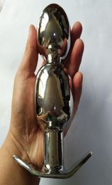 Anal Plug Stainless Steel Butt Plug Gspot Massage Butt Stopper Anchor Anus Beads Sex Toys for Woman H81795489753