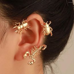 Backs Earrings Fashion Insect Shape Female Scorpion Metal Ear Clip Student Birthday Gift