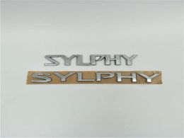 For Nissan Sylphy Emblems Rear Trunk Tail Logo Letters Nameplate Car Stickers5302760