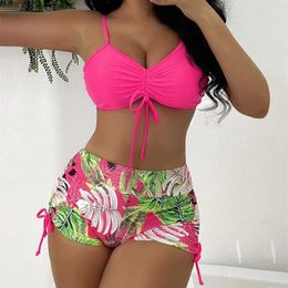 Women's Swimwear Summer Print Swimsuits Tankini Sets Fe Swimwear Sports Beach Wear Two-Piece Bathing Suit Girls Pool Women Swimming Suit 2023C24315