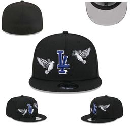 2024 Men's Baseball Fitted Hats Classic Black Color Hip Hop Atlanta Sport Full Closed Design Caps Chapeau 1995 Heart All Team Series Love Hustle Flowers Ma16-10