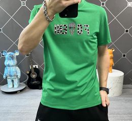 Summer Luxury Men's T-Shirts Designer T-shirt Man Women Tees Classic Pile Coating Letter Short Sleeve Tshirts Top Shirt