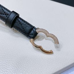 Women designer belt Men brand Luxury fashion letter buckle Genuine Leather thin belt ladies leisure Dress business belts 2cm Top quality splints
