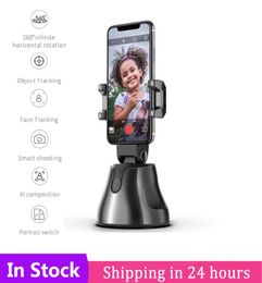 Smart 360 Selfie Shooting Gimbal Face Object Tracking Selfie Stick Apai Genie Smart Phone Holder For Po Vedio Vlog Live Show2616536