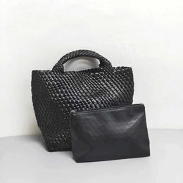 Designer Bottegs Arco Tote Venetas Bag Double Wrist Knitted Handbag Hot Selling Mother and Child Large Capacity Bucket