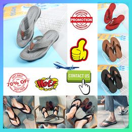 Designer Casual Platform Slides Slippers Men Woman anti slip wear-resistant weight breathable super soft soles1 flip flop Flat sandals GAI