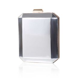 NEW Evening Bags Laser Mirror Evening Bag Personalised Banquet Fashion Chain Small Square Clutch