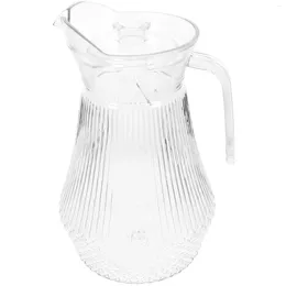 Water Bottles Cold Pitcher With Lid Household Juice Beverage Plastic Handle