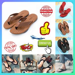 Designer Casual Platform Slides Slippers Men Woman anti slip wear-resistant weight breathable super soft soles flip flop Flat san1dals GAI