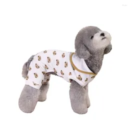 Dog Apparel Small Jumpsuit Pyjamas Puppy Rompers Yorkie Pomeranian Bichon Poodle Schnauzer Clothes Pet Clothing Pyjama