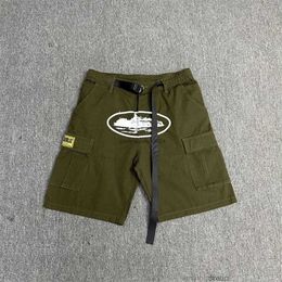 Designer Short Fashion Casual Clothing Beach shorts Corteizs Alcatraz Army Green Cargo Pants American High Street Multi Pocket Shorts Mens SummerV6YN