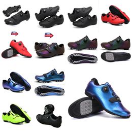 MTBq Cyqcling Shoes Men Sports Dirt Road Bike Shoes Flat Speed Cycling Sneakers Flats Mountain Bicycle Footwear SPD Cledats Shoes GAI