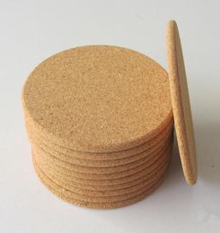 Classic Round Plain Cork Coasters Drink Wine Mats Cork Mats Drink Wine Mat 10cm Diameter For Wedding Party Gift ZA56284240033