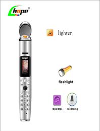 Orignal AK009 Music Pen Cellphone Bluetooth Dialer Reporter Recording Mobile Phone 2000mah Mini Handheld Ligher Celulares for Man 4293252