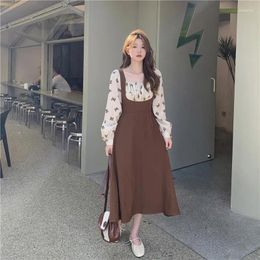 Casual Dresses Noble Elegant Temperament Long Skirt Bump Color Restoring Ancient Ways Off Two Senior Feeling Female Butterfly Dress