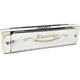 Instruments EASTTOP T008 Paddy 12 tones silver harmonica brass reedplates phosphor bronze reeds diatonic blues harp harmonica