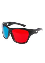 Universal White Frame Red Blue Anaglyph 3D Glasses For Movie Game DVD Video TV9708502