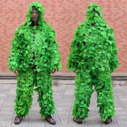 Tanks Men Women Hunting Ghillie Suit Outdoor Cs Leaves Camouflage Hunting Clothes Bionic Camouflage Clothing Training Tactical Clothes