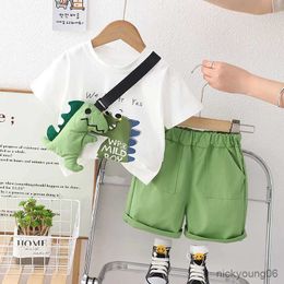 Clothing Sets New Summer Baby Girls Clothes Suit Children Boys Cartoon T-Shirt Shorts 2Pcs/Sets Toddler Casual Costume Infant Kids Tracksuits