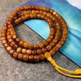 Strand Tibet 108 Beads Oil Moisturising Yak Bone Colour Bracelet