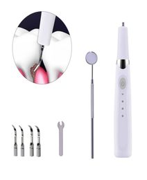 Portable Waterless Ultrasonic Tooth Cleaner Whitening Anesthesia Painless Effective Plaque Tartar Remover 3 Secured Working M7016139