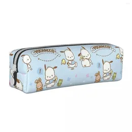 Pochacco Cartoon Pencil Cases Cute Dog Pencilcases Pen Holder For Student Large Storage Bag Students School Gifts Stationery