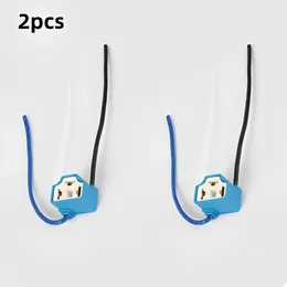 Lighting System 2pcs Durable H4 Ceramic Female Wire Harness Connector For LED Headlight / Fog Lights