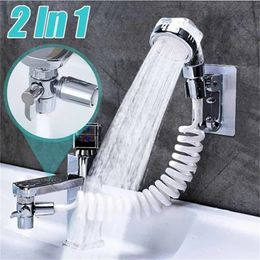 Bathroom Wash Face Basin Water Tap External Shower Toilet Philtre Flexible Small Nozzle Household Washing Hair Accessory 240314