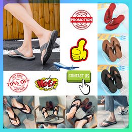 Designer Ca ual Platform Slides Slippers Men Woman anti slip wear-resistant w1eight breathable super soft soles flip flop Flat Beach sandals side GAI