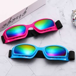 New Foldable Colorful Film Labor Protection Ski Mirror Outdoor Off road Windproof Eye Sports Glasses 3049