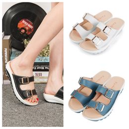 Designer Sandal Slipper Slides Shoe Men Women Buckles Classic Mens Fashion Sandal size 35-42 GAI Fashion Floral Slippers black whites pink blue