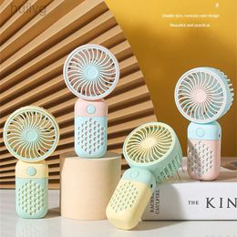 Electric Fans Student Dormitory Small Fan Convenient Hand-held Lightweight Durable Desk Mini Multicolored 240316