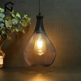 Table Lamps Modern Table Candle Pendant Hanging Lamp Light Black Iron Hanging Cage Vintage LED Minimalist Cordless Lamp Shades YQ240316
