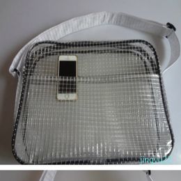 Messenger Bags Women Durable PVC Laptop Anti-Static Cleanroom Clear Tool Bag Full Cover 17 Inches1317a
