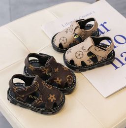 New style 2024 Sandals Born Baby Boys Fashion Summer Infant Kids Soft Crib Shoes Toddler Girls Anti Slip