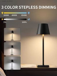 Table Lamps IRALAN Desk Lamp LED USB Rechargeable Light Stepless Dimming Table Lamp Hanging Bedroom Night Lamp Reading Table Lamps YQ240316