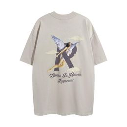 Fashion T Shirt for men women Summer Black White RR T-Shirts Clothing Polos Short Sleeve Luxurys Clothes High Quality