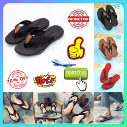 Designer Casual Platform Slides Slippers Men Woman anti slip wear-resist1ant weight breathable super soft soles flip flop Flat sandals GAI